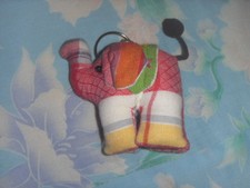 Brand New Elephant Fabric handmade KeyChain for sale