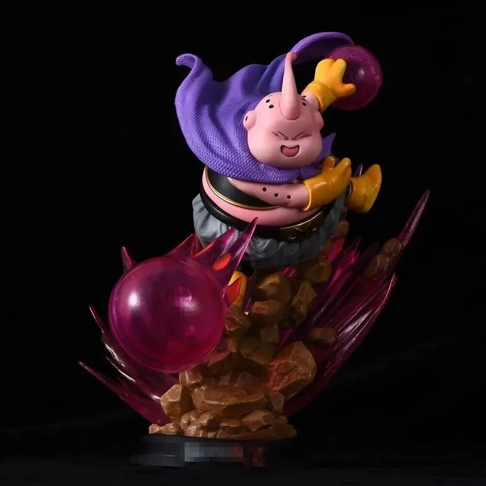 Action Figure Majinbu Dragon Ball Z Majin Buu Luminosa 21cm Statua Da Collezione - Immagine 4 di 4