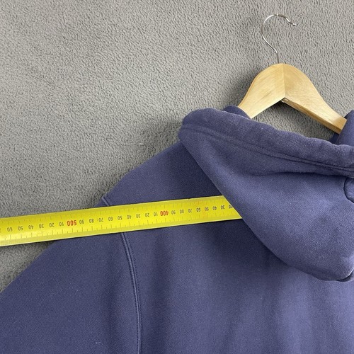 Champion Reverse Weave Hoodie Mens Size M Blue Long Sleeve Pullover Sweater - Picture 5 of 13