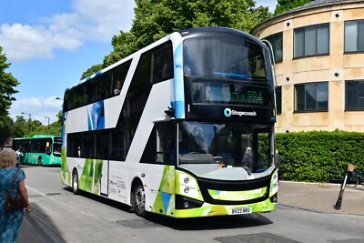 Postkutsche Cambridge (Cambus LTD) 86008 BV23NRO 6x4 Qualität Bus Foto B
