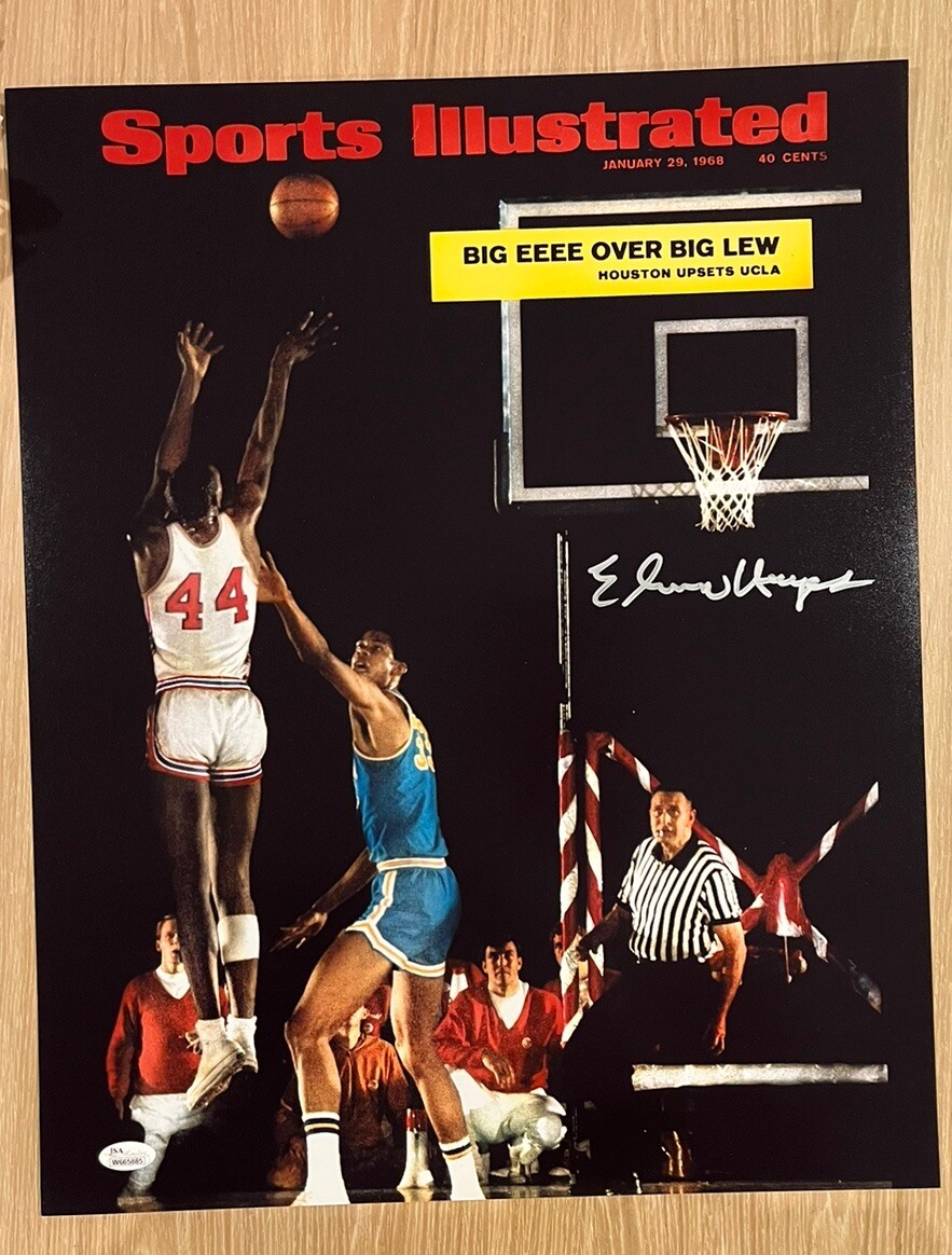 Elvin Hayes Autographed Signed Houston Cougars SPORTS ILLUSTRATED 16X20 PHOTO JSA 