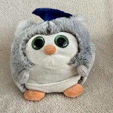 Hug Fun Owl Graduation Gift Plush 10” Stuffed Animal Green Glitter Eyes