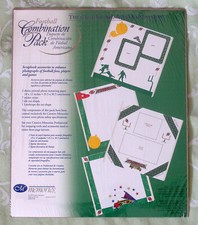 Creative Memories Football Combo Pack Stickers Die Cuts Photo Mounting Paper