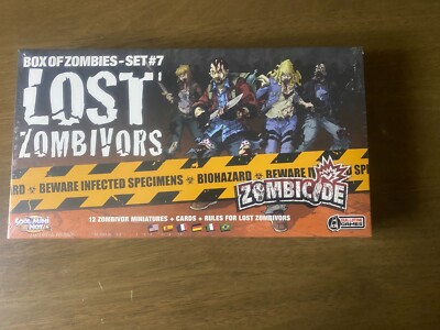 CMON Zombicide - Box Of Zombies Set #7 Lost Zombivors, Neuf Sous Blister