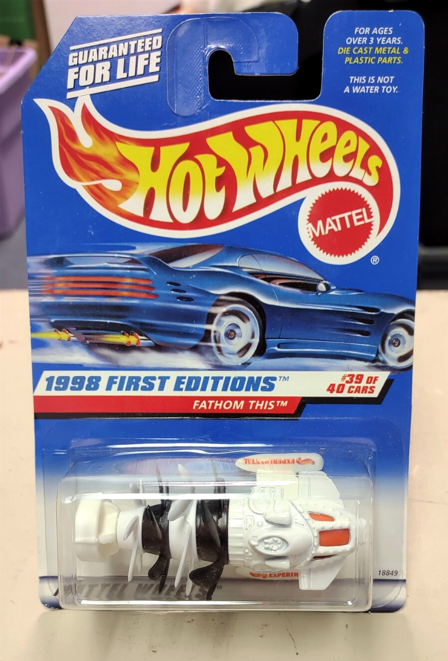 Hot Wheels 1998 First Editions FATHOM THIS #39/40 #682 NEW NOS    C14