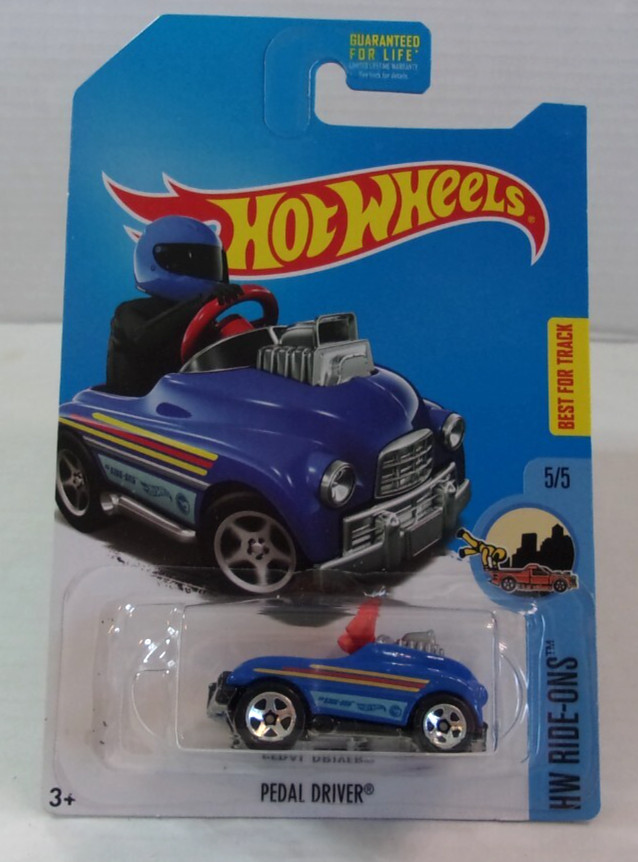 New Hot Wheels 2017 Pedal Driver Treasure Hunt 5/5 HW Ride-Ons