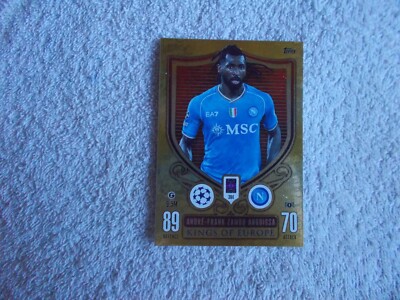 Match Attax Ex 2024 Fußball ''ANDRE-FRANK ZAMBO ANGUISSA'' #304 Napoli Trade Card