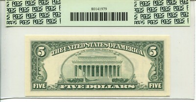 FR 1985-G* Star 1995 $5 FEDERAL RESERVE NOTE 69 PPQ SUPERB GEM NEW