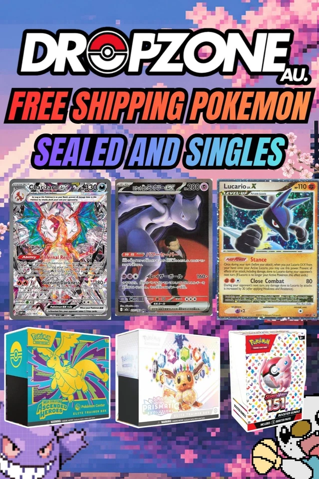 FREE SHIPPING $1 STARTS  POKEMON SEALED AND SINGLES FRIDAY