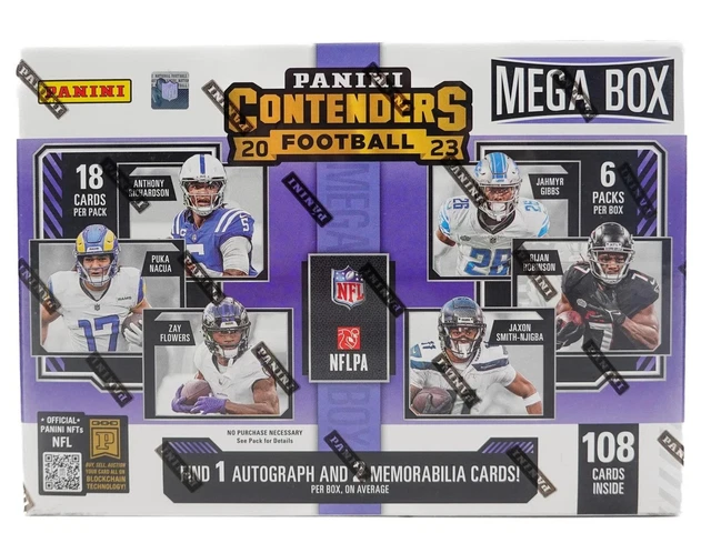 2023 PANINI CONTENDERS FOOTBALL HOBBY MEGA BOX - RIP + SHIP