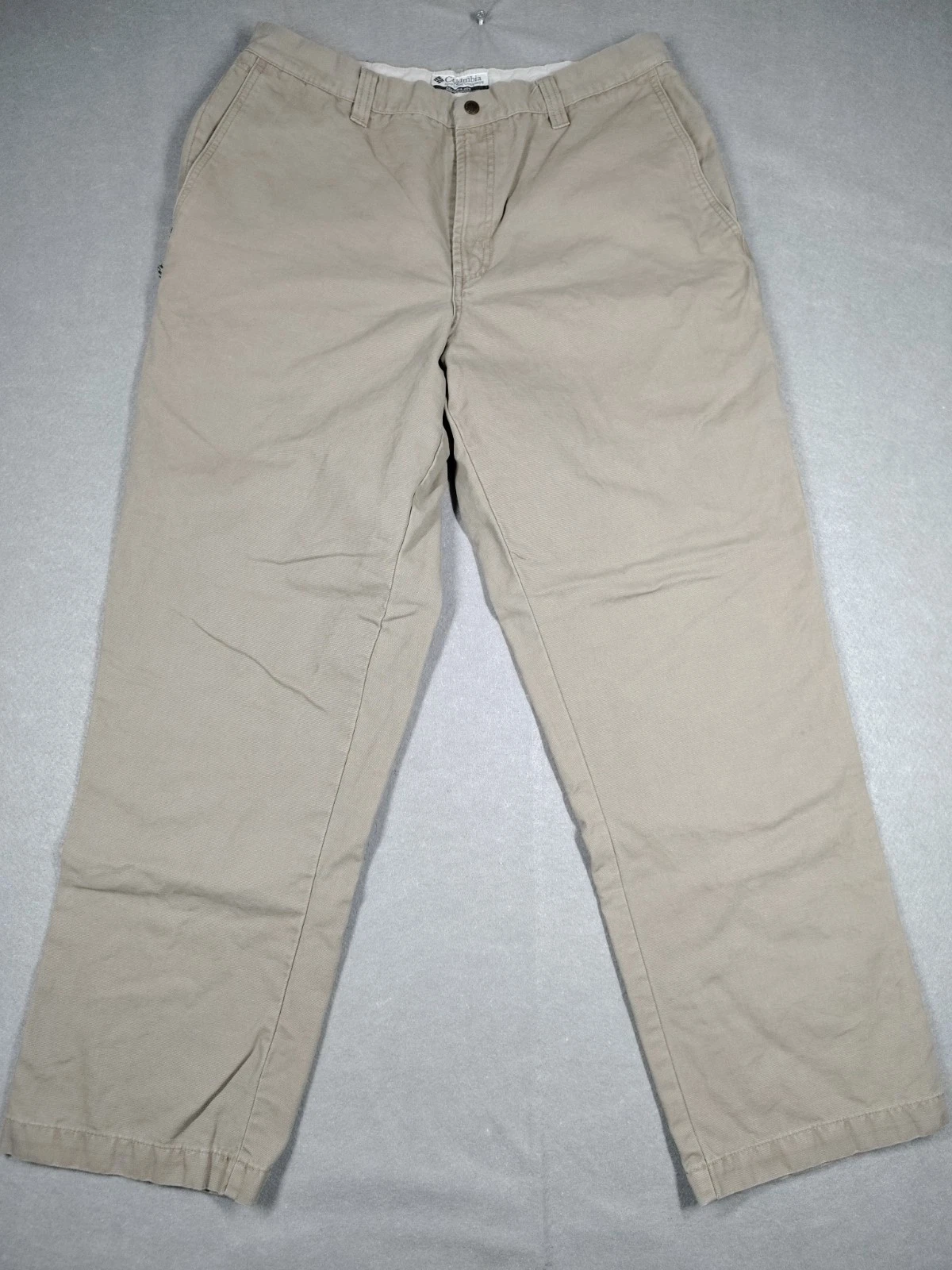 Vintage Columbia 36x29 Pants Stone washed 100% Cotton EUC Hiking