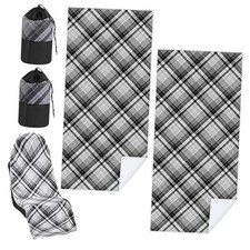 2 Pack Car Seat Towel Covers with Storage Bag 63 x 32 Inch Athletic Running