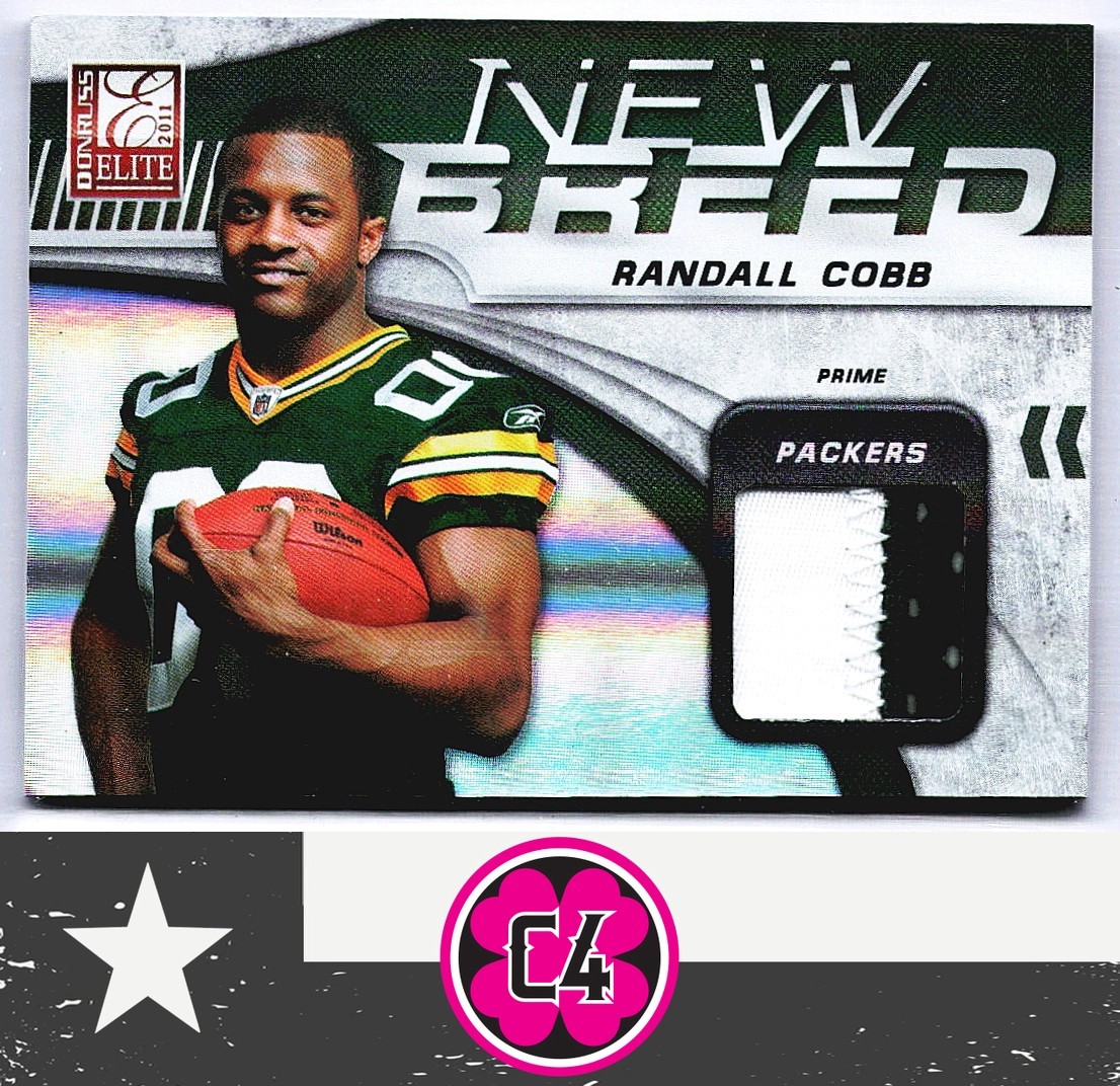 Randall Cobb Donruss Elite New Breed Jersey #26 Prime