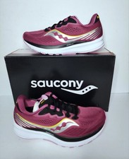 Saucony Ride 14 Running Shoes S10650-18 Quartz Vizigold Violet Women's Size 7.5