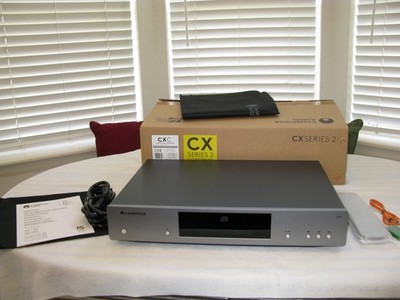Cambridge Audio Lunar Gray CXC v2 CD Transport w/Remote-Boxes-NICE