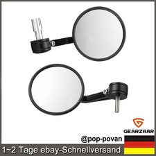 2x Motorrad Rückspiegel Set E-Geprüft Mini- & Pocketbike Offroad Motorrad E24
