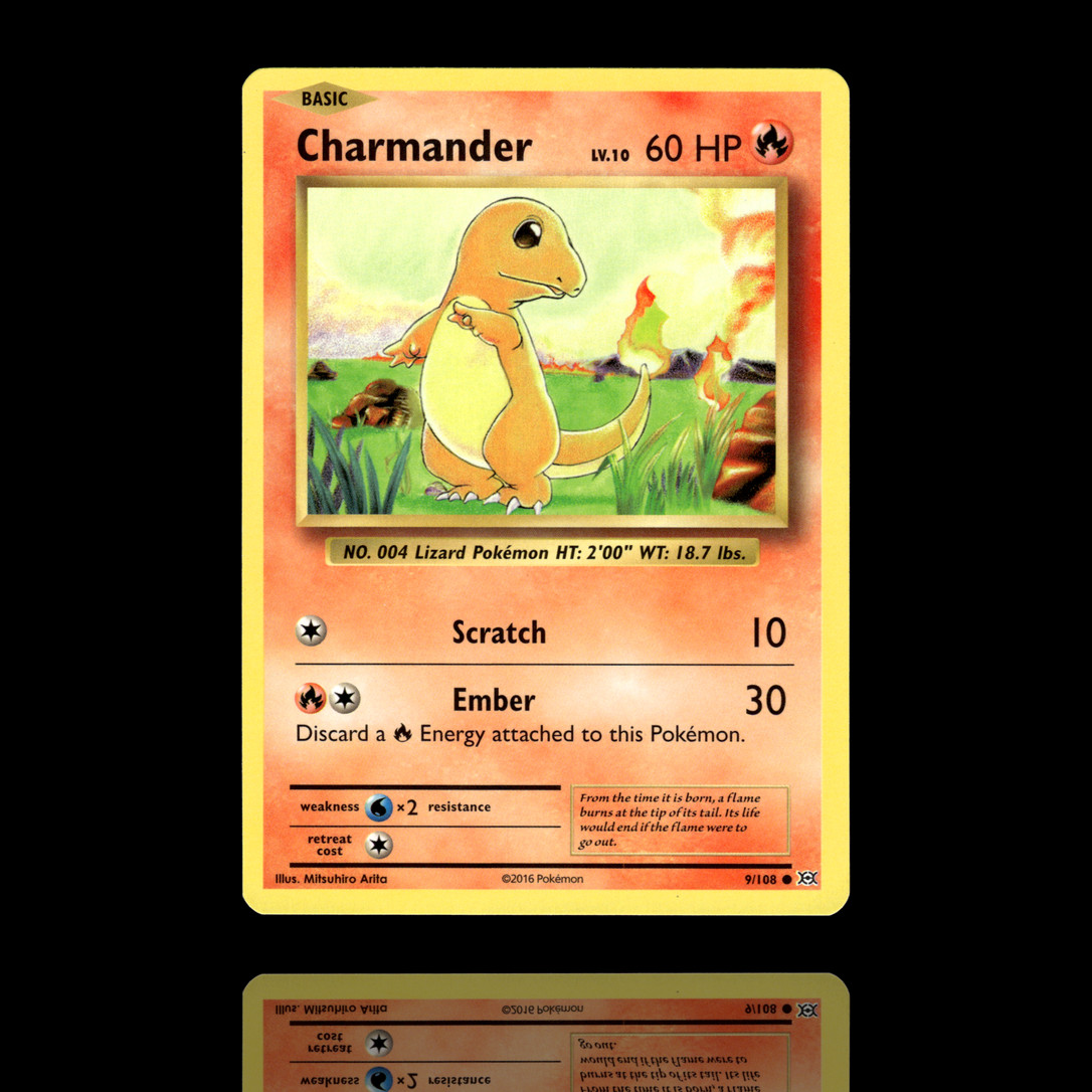 ▸ Charmander | XY – Evolutions | Common | 9/108 | NM