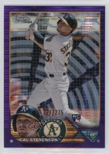 2023 Topps Chrome Purple Sonar Refractor 221/275 Cal Stevenson #199 14xt
