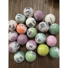 20- Pack Assorted Color Small Bath Bombs - Relaxing Home Party Supplies