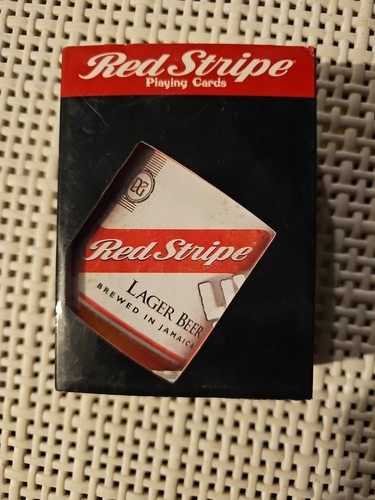 Red Stripe Lager Beer Playing Cards