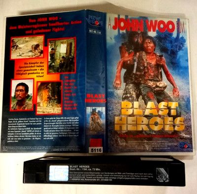 Blast Heroes - John Woo - Erstausgabe - New Vision Video - Original Verleih VHS