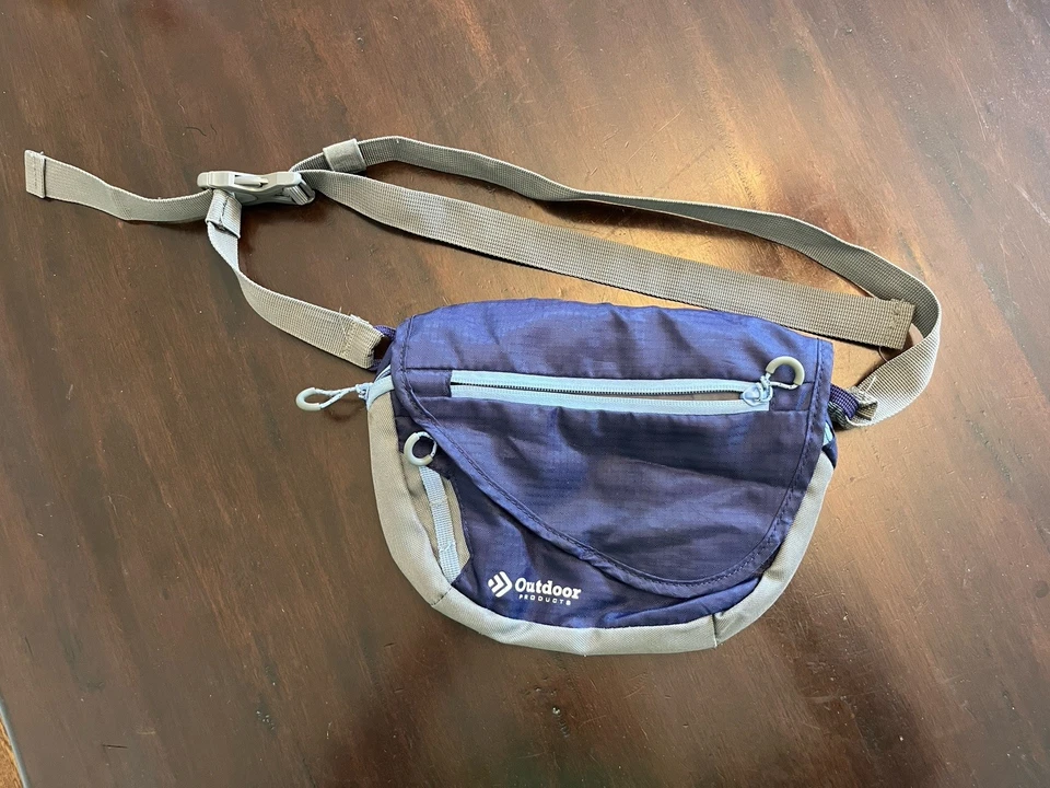 OUTDOOR PRODUCTS Marilyn Waist Pack Crossbody Sling Fanny Pack Travel Bag navy - Image 2 of 4