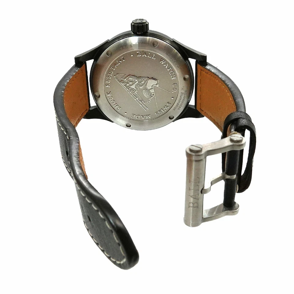 Мужские автоматические часы BALL Stokeman Racer DLC NM3098C с дисплеем даты черные 43 мм - Изображение 3 из 4