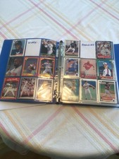 Baseball Binder Full Of 365 Cards 1990'S   STARS ROOKIES; BO JACKSON AND MORE  !