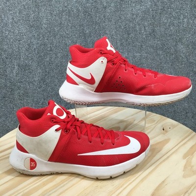 Nike KD Trey 5 IV Shoes Mens 12 Basketball Sneakers 844590-610 Red White Lace Up