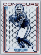 2024 Panini Phoenix - Contours Keon Coleman #CON-KCN (RC)