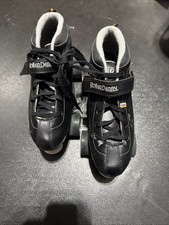 Roller Derby STR Quad Roller Skates Black Size 10 RD Indoor Outdoor VG