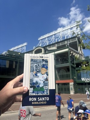 Chicago Cubs Ron Santo Heel Clicking Bobblehead MLB Original (April 18, 2026)