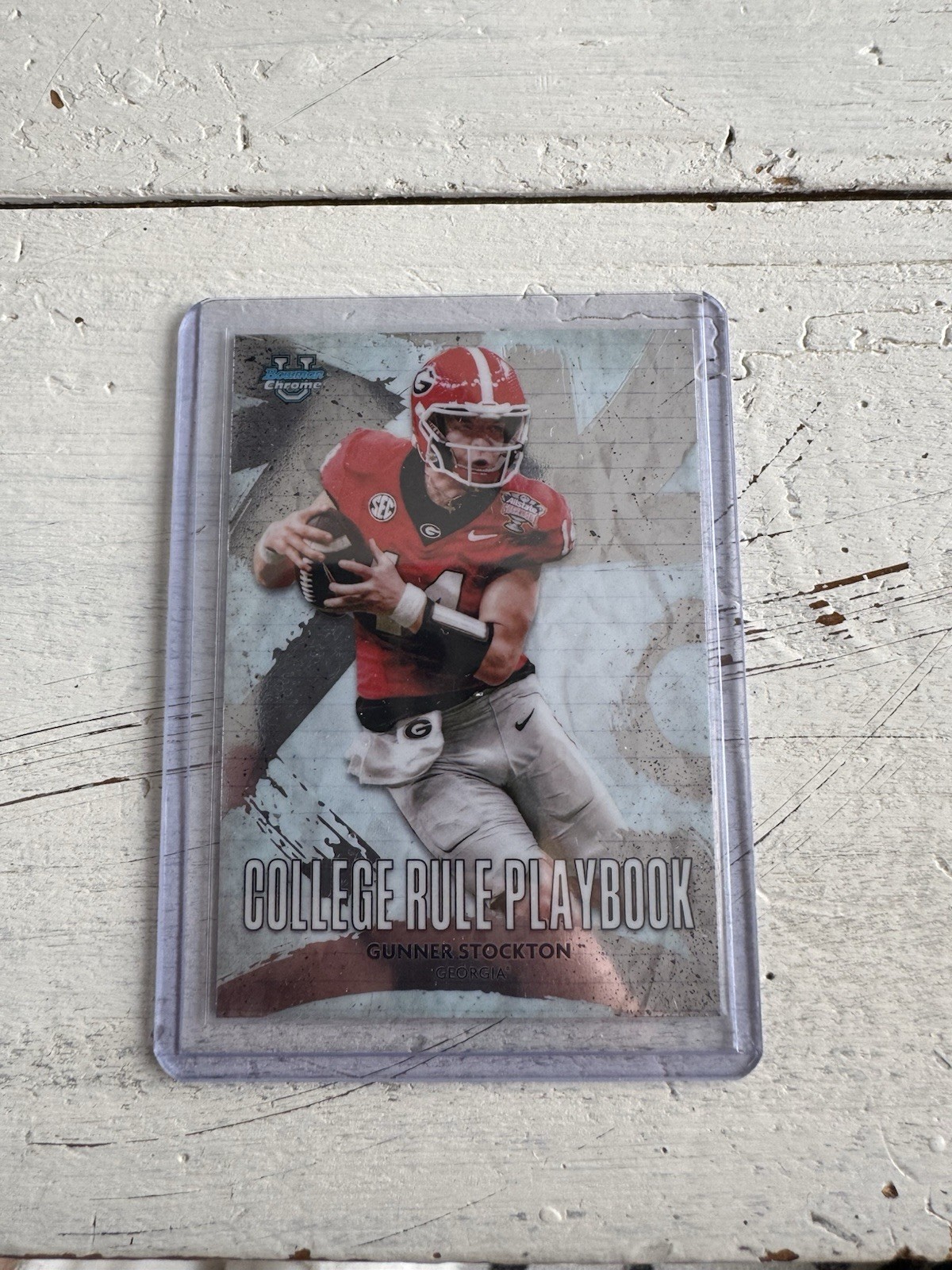 2025 Bowman University Chrome- College Rule PlayBook Gunner Stockton #CRP-4 (RC)
