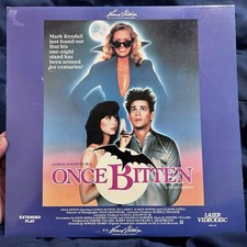 ONCE BITTEN VAMPIRE COMEDY JIM CARREY 1985 LASER DISC