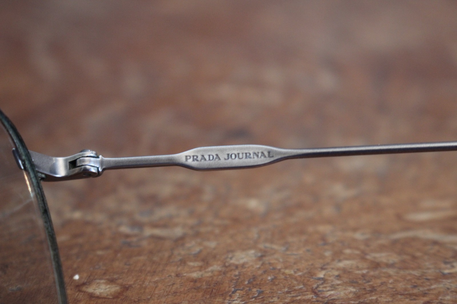 Prada Sunglasses Eyeglasses Frames Silver Metal W… - image 5