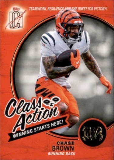 2025 Topps Signature Class #CA-7 Chase Brown Class Action