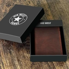 Mid West Range Leather Wallet for Men Classic