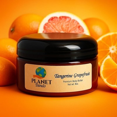 Tangerine Grapefruit Body Butter  Handcraftedt Body Butter 8oz
