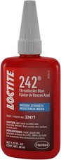 LOCTITE 242 Automotive Blue Threadlocker - Medium-Strength Thread Lock, Multi-Pu