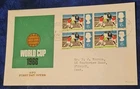 GB -1966 June 1st - Block Of 4 Of 6d Phosphor Stamp - First Day Cover Caterham