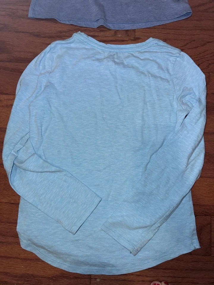 Lote 4 Camisas Manga Larga Niñas Cat & Jack Gap Justice Multicolor 7/8 Foto 4 de 4