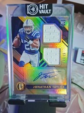 2020 Johnathan Taylor Panini Gold Standard Rookie Jersey Autographs Double #252
