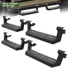 4x Running Boards Drop Side Steps Wrock Rails For 2021-2026 Ford Bronco 4 Doors