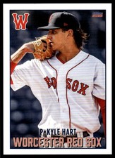2022 Kyle Hart Choice Minor League Rookie Card Worcester Woo Red Sox #19