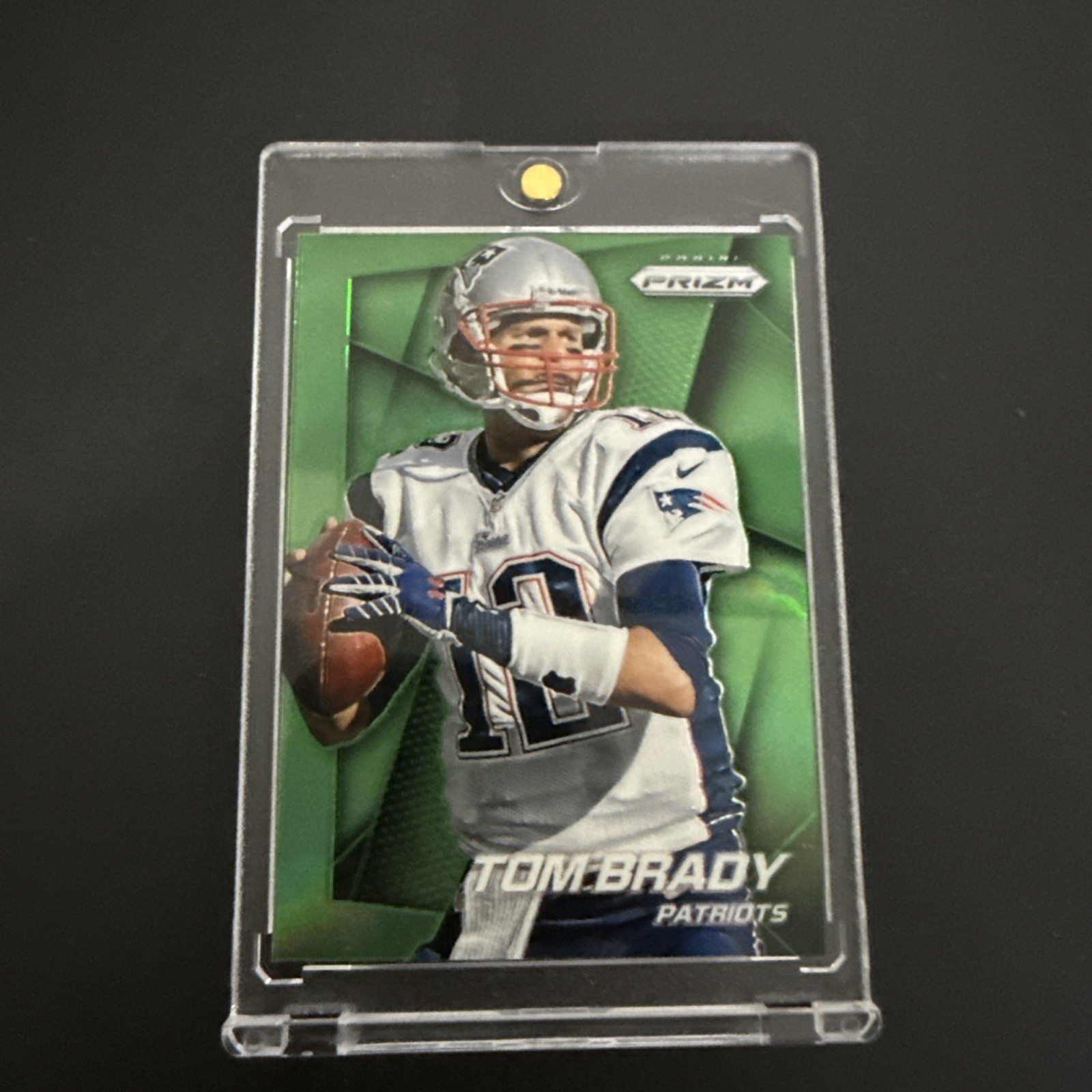 2014 Panini Prizm - Tom Brady #36 Green Prizm