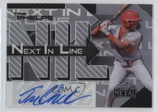2025 Leaf Metal Next in Line Silver Prismatic 22/35 Tre Phelps #NL-TP1 Auto 04tw