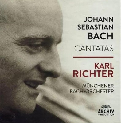 J.S. Bach Cantatas Karl Richter 26CD Box Set Munich Bach Orchestra Classical