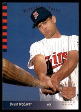 David McCarty 1993 SP #250 Minnesota Twins MLB READ FREE SHIPPING AutographDen