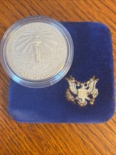 1986 Commeratove Lady Liberty 1oz 999 Silver Round 105.00 per troy oz