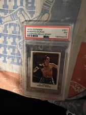 1973 Panini Roberto Duran #301 Rookie RC Boxing Card PSA 7 Nm World Champion HOF